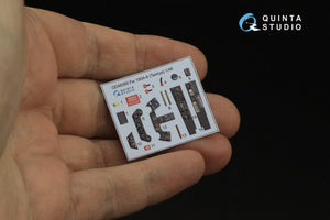 Quinta Studio QD48269 Fw 190A-8 3D-Printed &amp;amp; colored Interior on decal paper (Tamiya) 1/48 – image 2