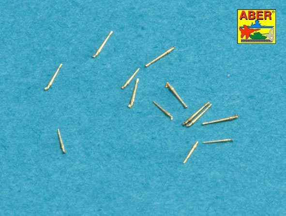 Aber 1/700L-40 Set of 16 pcs 3.7 cm Flak 42 gun barrels for German war ships 1/700