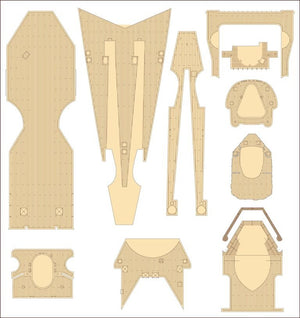 MK1 Design MD-20024 DKM Battleship SCHARNHORST DX PACK for Trumpeter 1/200 – zdjęcie 70