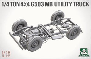 Takom 1016 1/4 ton 4×4 G503 MB Utility Truck ( Jeep Willys ) 1/16 – Bild 6
