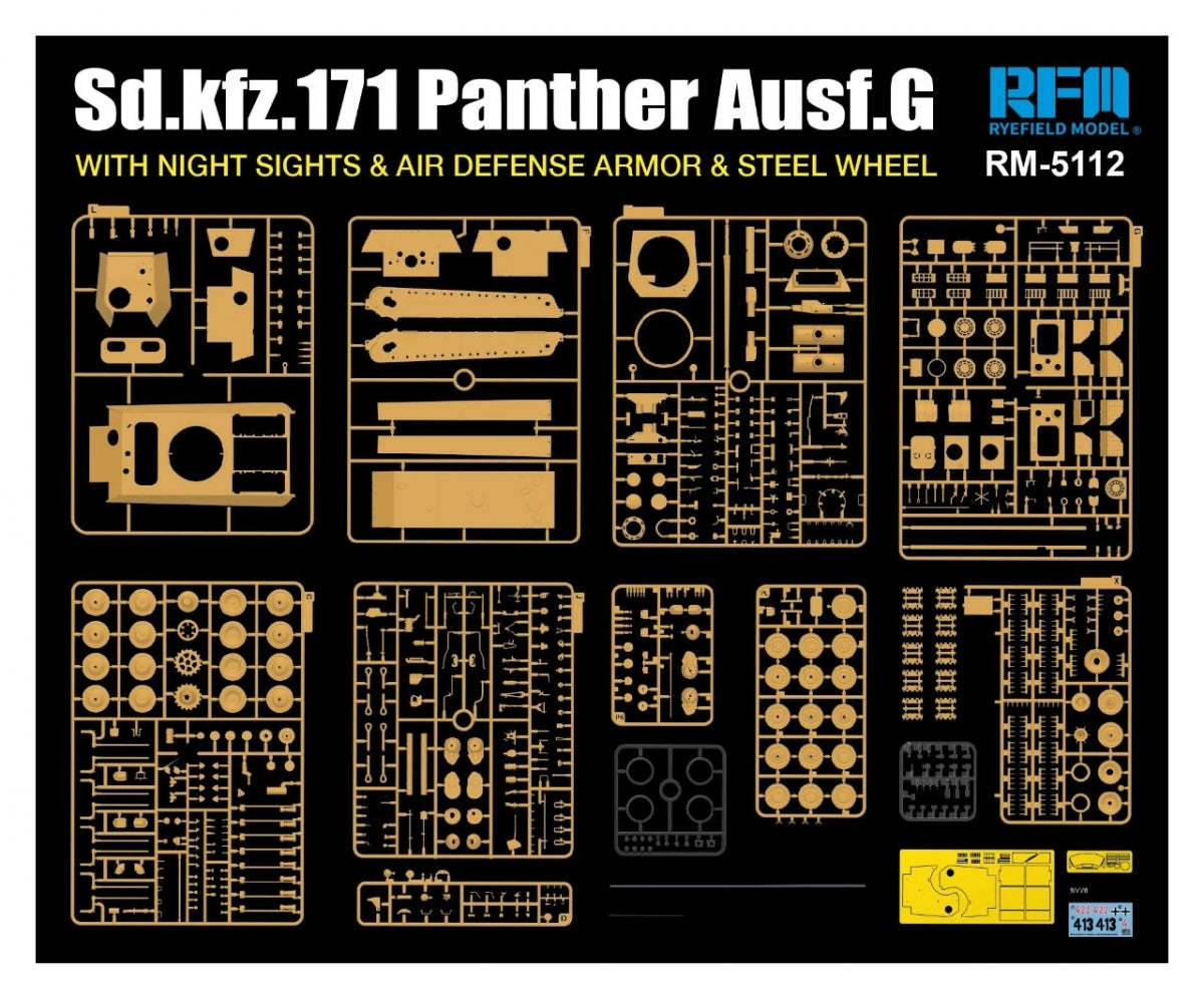 Rye Field Model 5112 PANTHER AUSF.G 1/35 – zdjęcie 2