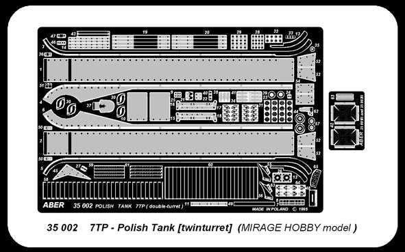 Aber 35002 Polish twinturred tank 7TP (MIR) 1/35 – image 2