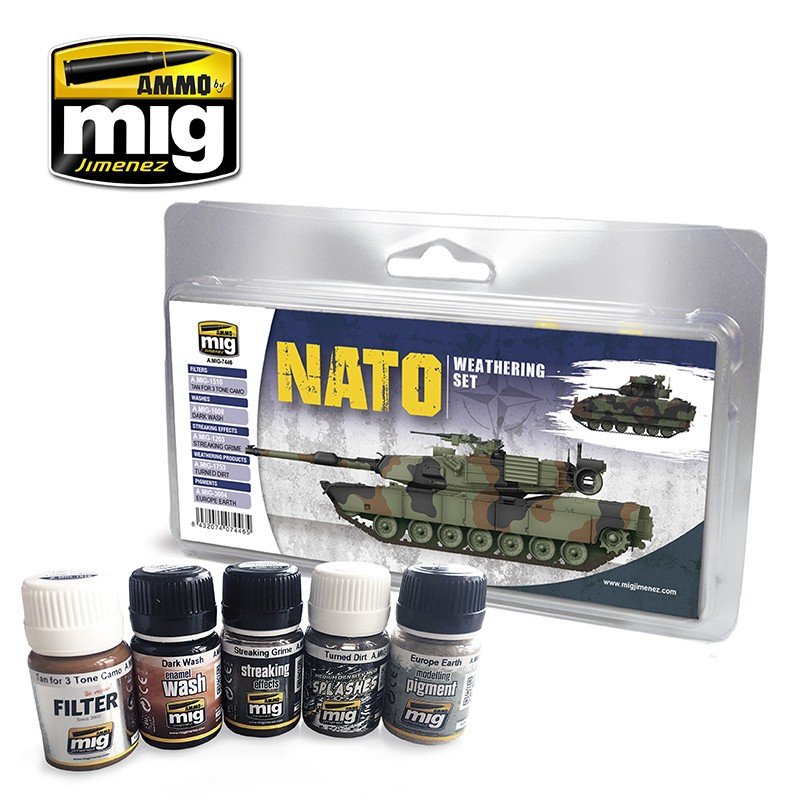 AMMO of Mig Jimenez 7446 NATO WEATHERING SET