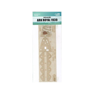 Wood Hunter W35073 Pont en bois et chaîne Ark Royal 1939 pour kit Merit 65307 1/350