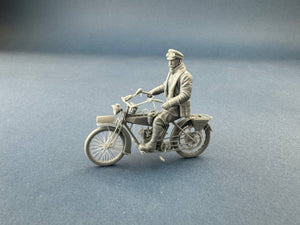 Copper State Models F32-060 German Dispatch Rider standing with a motorcycle (Motorcycle not included) 1/32 – zdjęcie 2