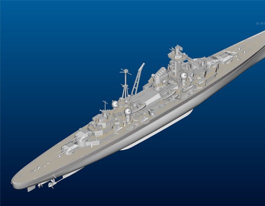Trumpeter 05776 German Cruiser Admiral Hipper 1941 1/700 – zdjęcie 8