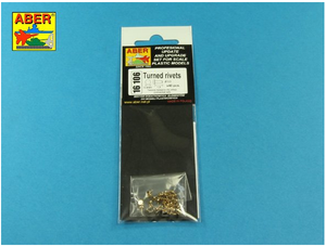 Aber 16106 Turned rivets 0,9 x1,3 x 0,5mm 40 pcs. 1/16 – zdjęcie 2