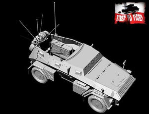 First to Fight PL110 Niemiecki Samochód Dowodzenia Sd.Kfz.247 Ausf.B Z Radiostacją 1/72 – zdjęcie 2