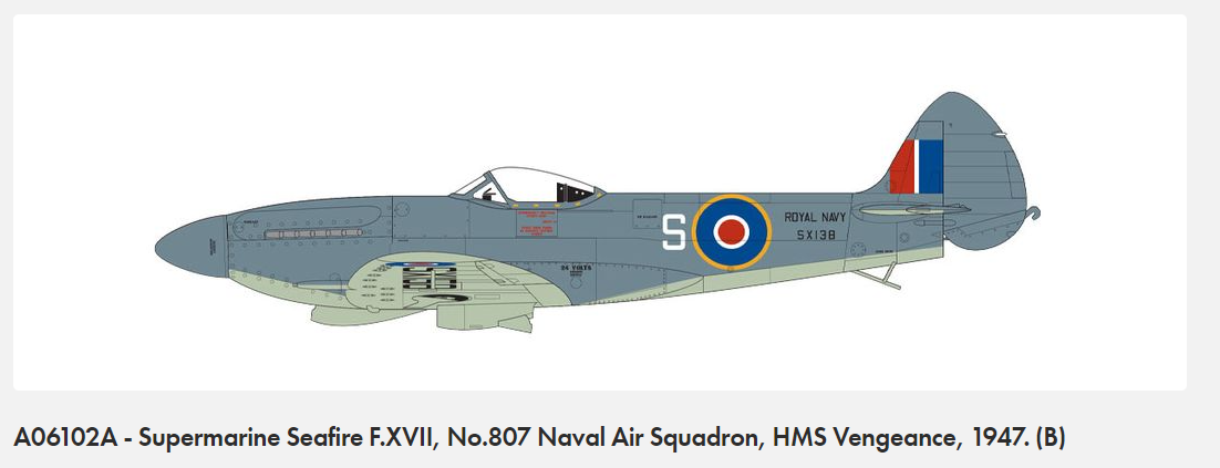 Airfix 06102A Supermarine Seafire F.XVII 1/48 – zdjęcie 7