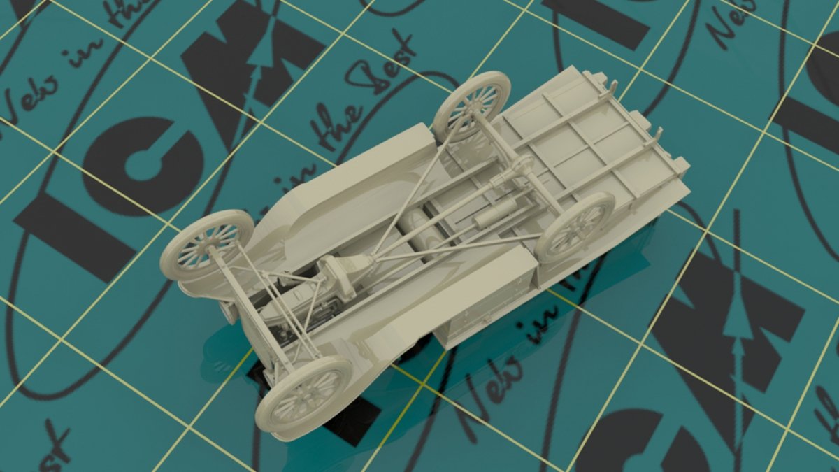 ICM 35665 Model T 1917 Ambulance (early), WWI AAFS Car 1/35 – image 5