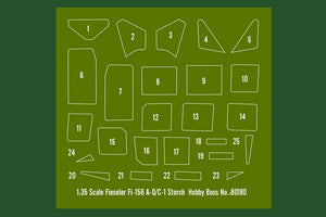 Hobby Boss 80180 Fieseler Fi-156 A-0/C-1 Storch 1/35 – zdjęcie 3