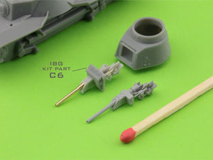 Master GM-72-015 Type 95 Ha-Go - 37 mm Type 94 gun barrel with resin mount (for IBG model) 1/72 – image 9
