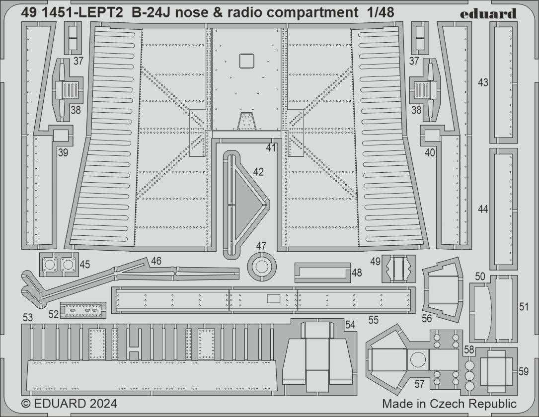 Eduard BIG49423 B-24J PART I HOBBY BOSS 1/48 – zdjęcie 7