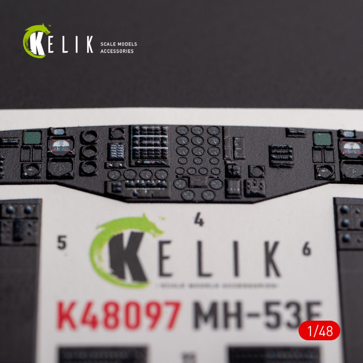 KELIK K48097 MH-53 Sea Dragon - interior 3D decals for Academy kit 1/48 – zdjęcie 5