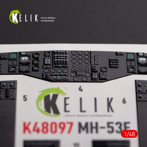 KELIK K48097 MH-53 Sea Dragon - interior 3D decals for Academy kit 1/48 – zdjęcie 5