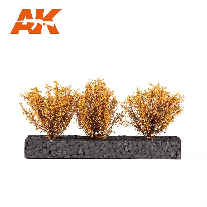 AK Interactive AK8217 DARK YELLOW BUSHES 4-6CM 1/35 – zdjęcie 2