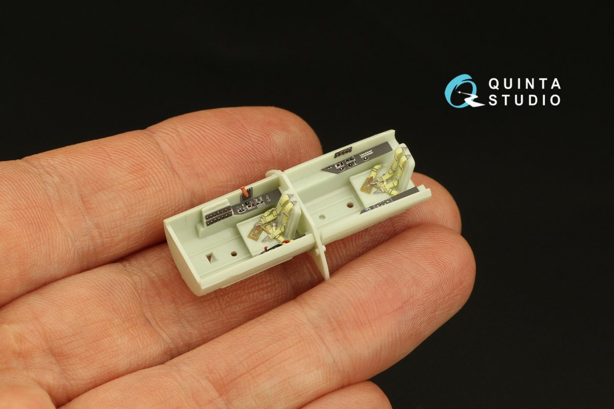 Quinta Studio QD72050 Me-262B-1a/U1 3D-Printed &amp;amp; coloured Interior on decal paper (Revell) 1/72 – zdjęcie 6