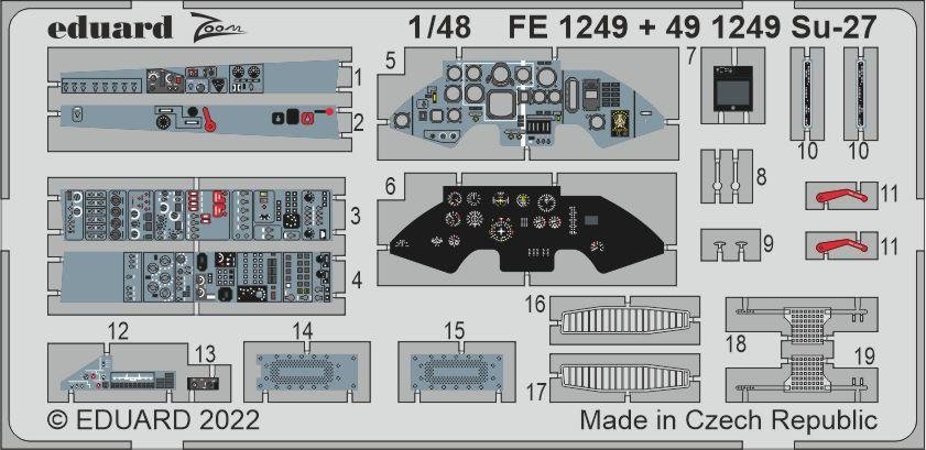 Eduard BIG49325 Su-27 GREAT WALL HOBBY 1/48 – zdjęcie 4