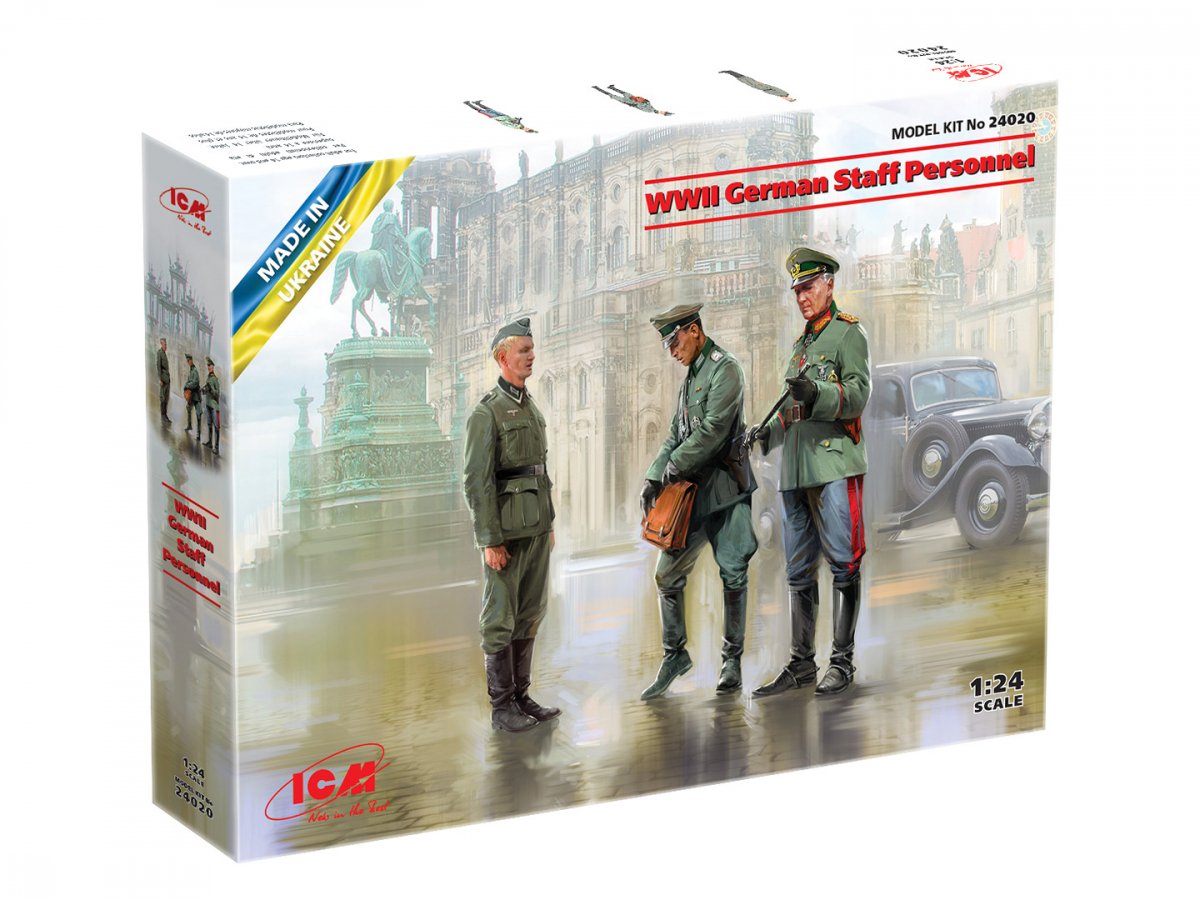 ICM 24020 WWII German Staff Personnel 1/24 – zdjęcie 2
