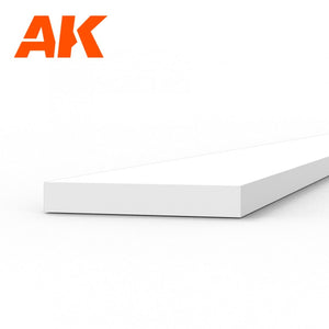 AK Interactive AK6518 STRIPS 0.75 X 5.00 X 350MM – STYRENE STRIP – (10 UNITS) – image 2