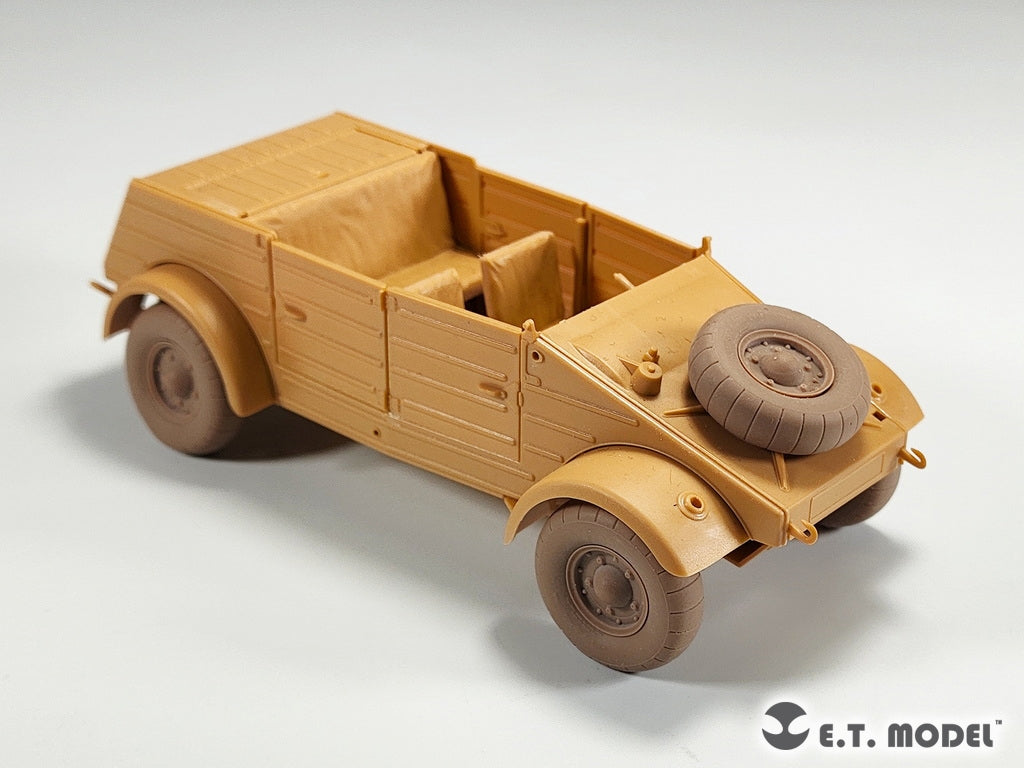 ET Model P35-139 WWII German Kübelwagen Type82 Sagged wheels Balloon tire For TAMIYA Kit 1/35 – image 8