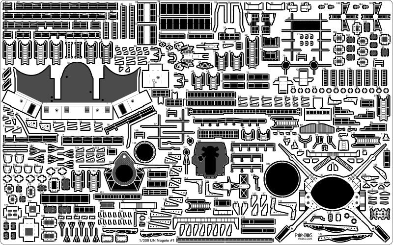 Pontos 35029F1 IJN NAGATO 1941 Detail Up Set 1/350 – zdjęcie 27
