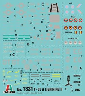 Italeri 1331 F-35A Lighting ll 1/72 – zdjęcie 4