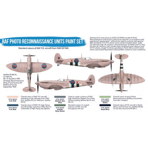 Hataka HTK-BS23 RAF Photo Reconnaissance Units paint set (6x17ml) – image 2