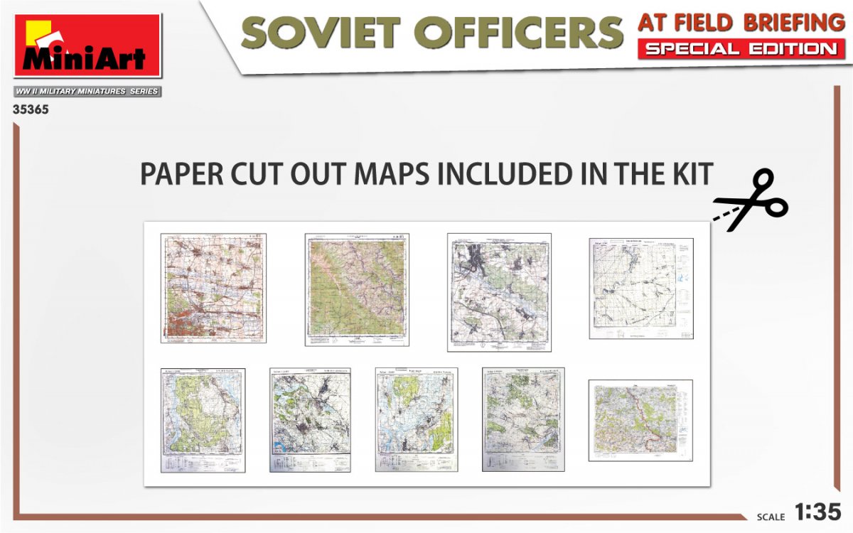 MiniArt 35365 SOVIET OFFICERS AT FIELD BRIEFING. SPECIAL EDITION 1/35 – image 5
