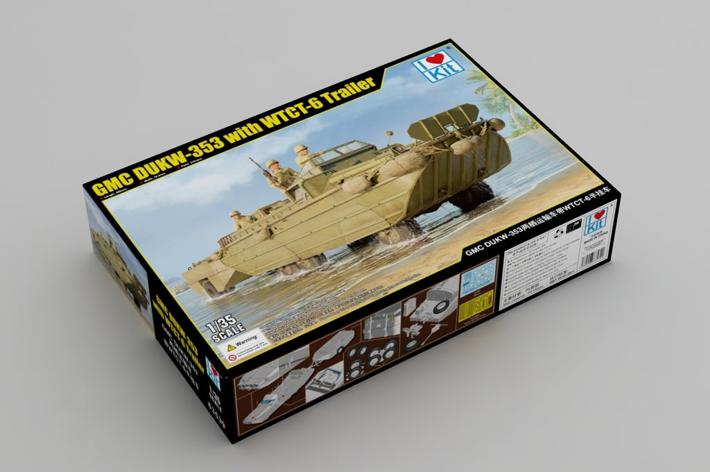 I Love Kit 63539 GMC DUKW-353 With WTCT-6 Trailer 1/35 – zdjęcie 2