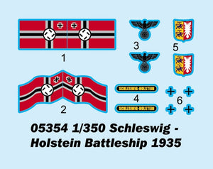Trumpeter 05354 Schleswig Holstein Battleship 1935 1/350 – zdjęcie 3