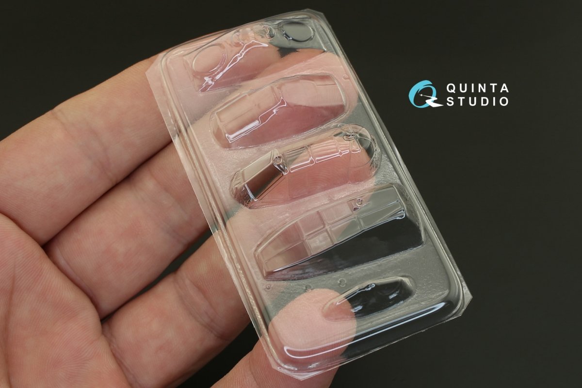 Quinta Studio QC72001 Pe-2 vacuformed clear canopy (for 7283 Zvezda kit) 1/72 – image 5