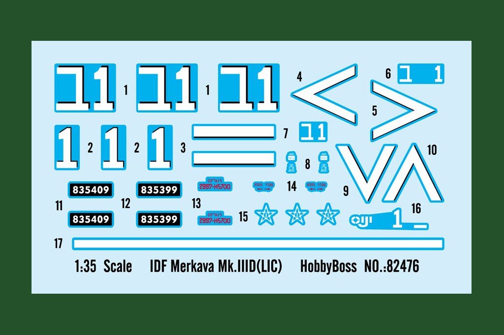 Hobby Boss 82476 IDF Merkava Mk.IIID(LIC) 1/35 – zdjęcie 4