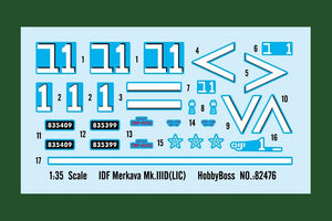 Hobby Boss 82476 IDF Merkava Mk.IIID(LIC) 1/35 – zdjęcie 4