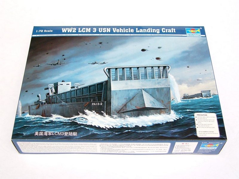 Trumpeter 07213 WW2 LCM 3 USN Vehicle Landing Craft 1/72 – zdjęcie 2