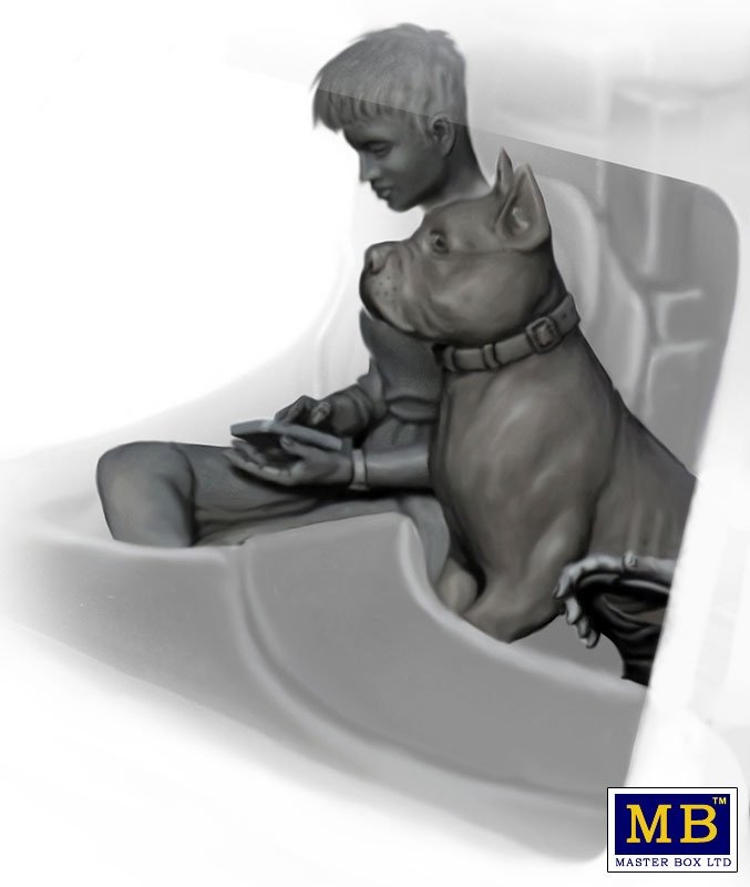 Master Box 24045 Joni (Lookout) Johnson &amp;amp; her dog Maxx 1/24 – zdjęcie 2