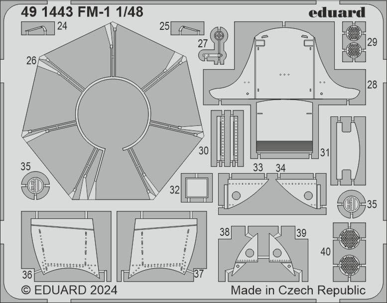 Eduard BIG49416 FM-1 TAMIYA 1/48 – zdjęcie 3