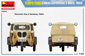MiniArt 38059 TEMPO E400 STAHLBLECHPRITSCHE 3-WHEEL TRUCK 1/35 – zdjęcie 5