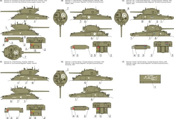 ToRo Model 35D14 - Polish Sherman tanks - 1st Polish Armoured Division, NWE 1944-45 vol.2 1/35 – zdjęcie 2