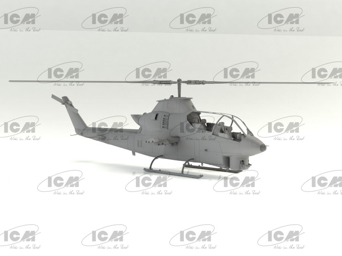 ICM 32062 AH-1G Cobra with Vietnam War US Helicopter Pilots 1/32 – zdjęcie 4