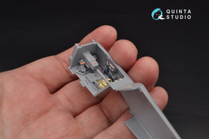 Quinta Studio QD48104 Bf 109G-6 3D-Printed &amp;amp; colored Interior on decal paper (for Zvezda kit) 1/48 – image 5