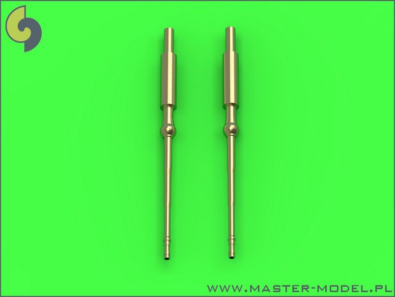 Master SM-700-049 OTO-Melara 76 mm/62 (3in) gun barrels (2pcs) - Used on OHP class frigate and many other modern warship classes 1/700 – immagine 2