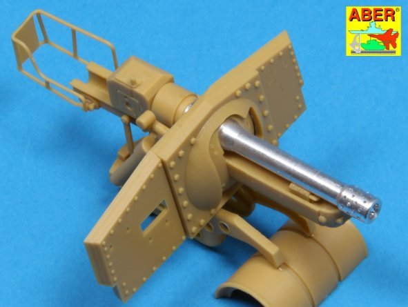 Aber 35L-139 Barrel for hungarian 40/43M Zrinyi 105mm assault gun Bronco 1/35 – zdjęcie 4