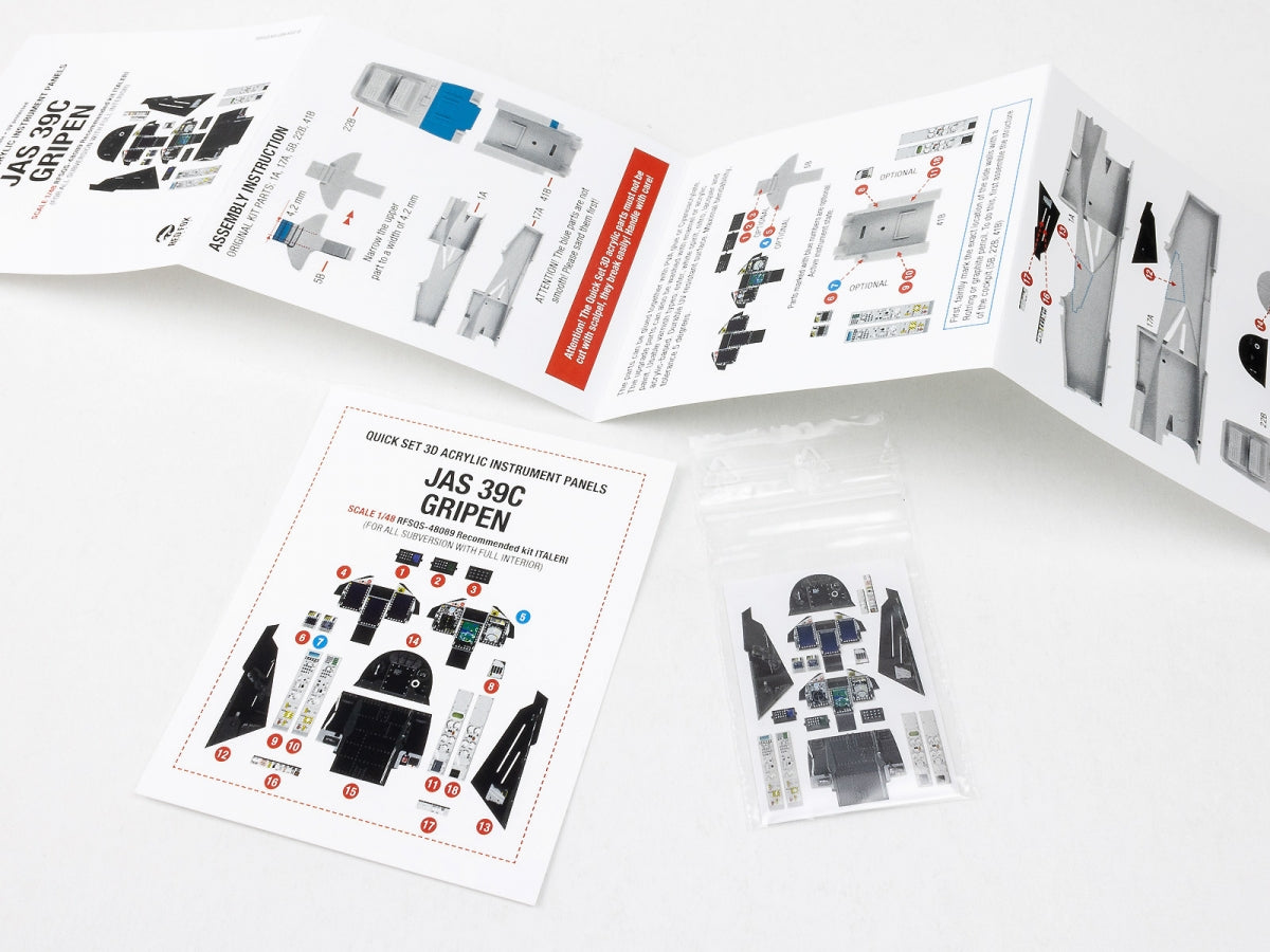 Red Fox Studio QS-48089 JAS 39C Gripen Italeri 1/48 – image 3