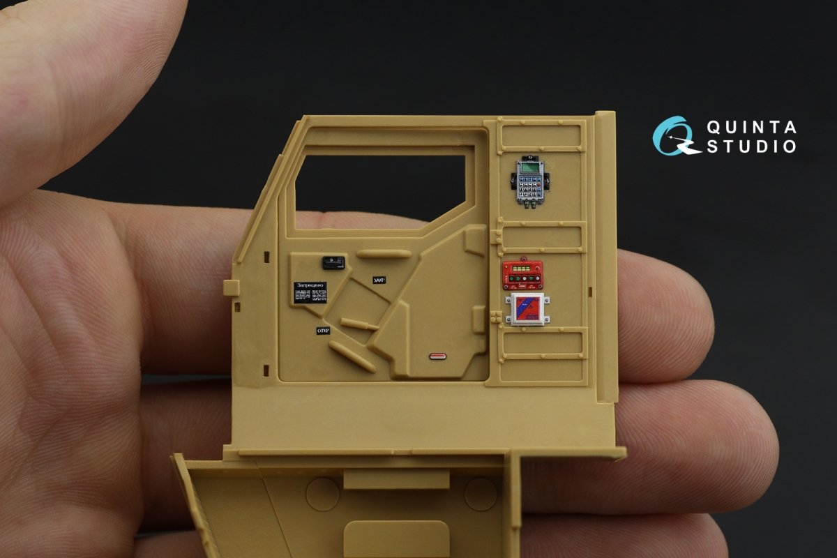 Quinta Studio QD35026 Ural 63095 TYPHOON-U 3D-Printed &amp;amp; colored Interior on decal paper (for RPG-model kit) 1/35 – image 6