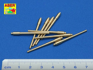 Aber 350L-04 Set of 9pcs 406mm barrels for US ship: Iowa, New Jersey, Missouri, Wisconsin (1/350) – image 2