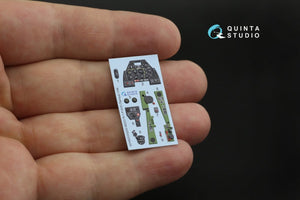 Quinta Studio QDS-48253 P-51D 3D-Printed &amp;amp; colored Interior on decal paper (Tamiya) (small version) 1/48 – image 7