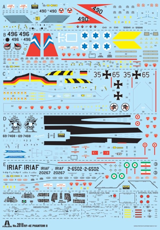 Italeri 2818 RF-4E Phantom II 1/48 – zdjęcie 3