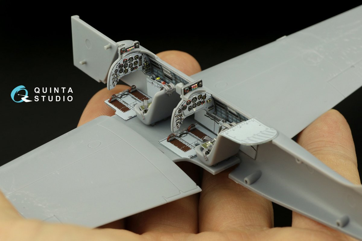 Quinta Studio QD48019 Yak-52 3D-Printed &amp;amp; coloured Interior on decal paper (ARK) 1/48 – zdjęcie 10