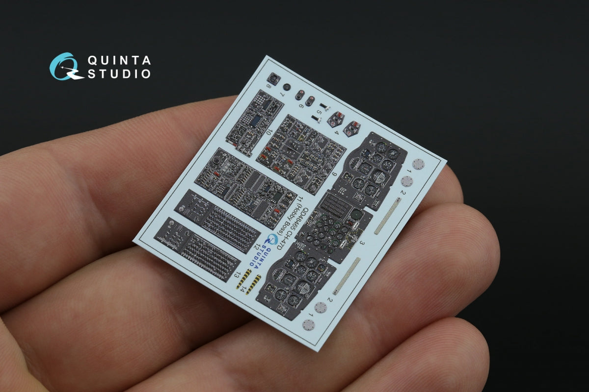 Quinta Studio QD48465 CH-47D 3D-Printed colored Interior on decal paper (HobbyBoss) 1/48 – image 5